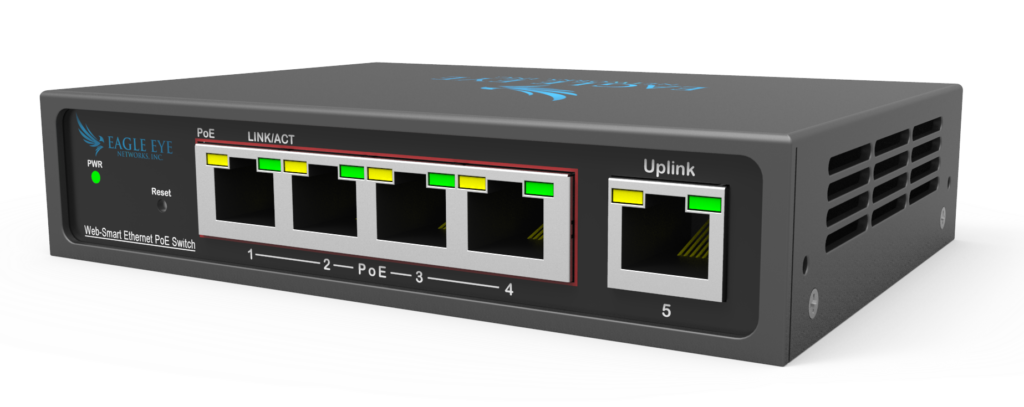 PoE Switch mit 5 Anschlüssen