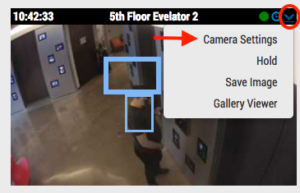 Camera settings from layout