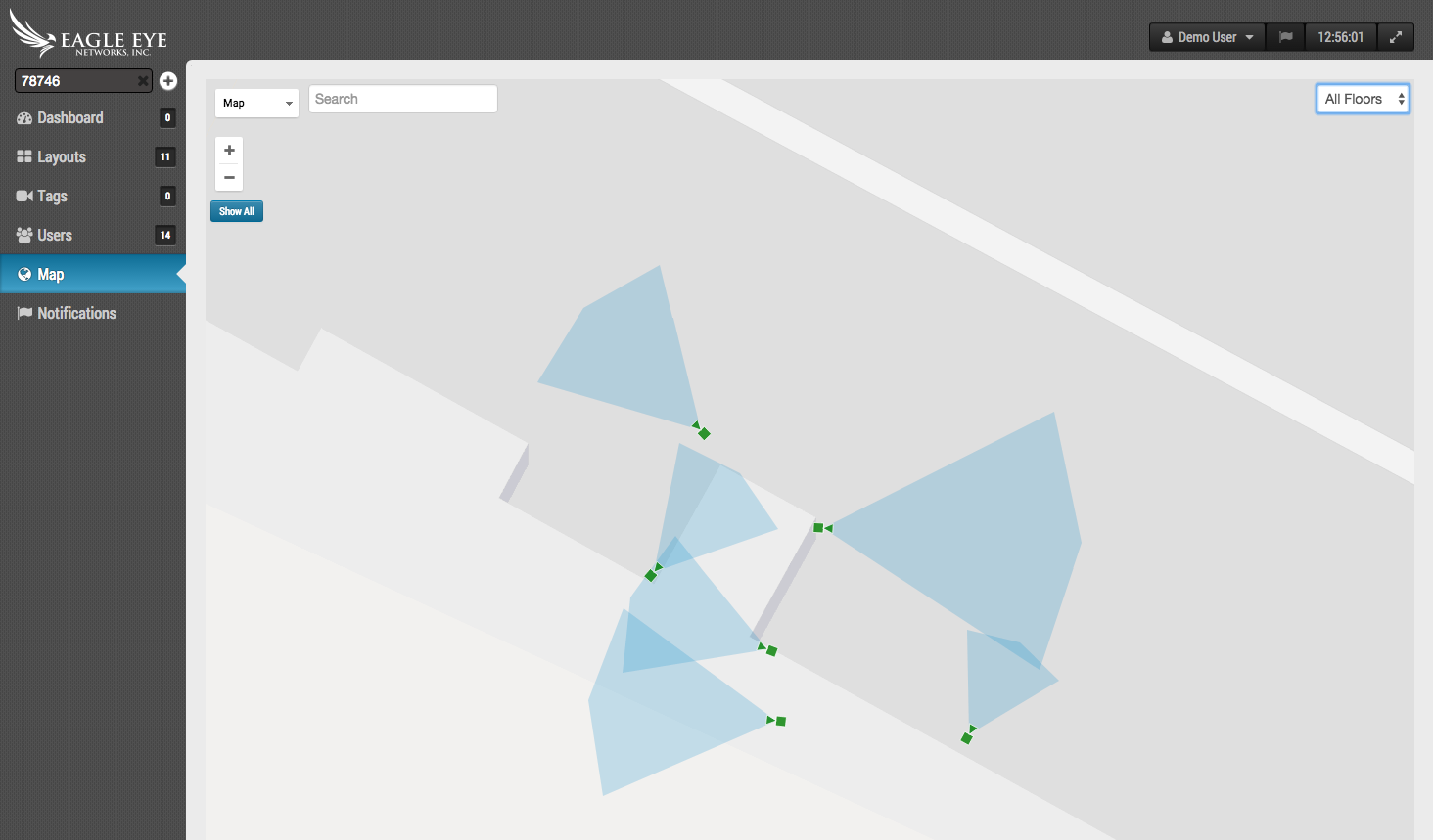 Esempio di codice postale usato per filtrare nella vista mappa Example of zip code filter in Maps view