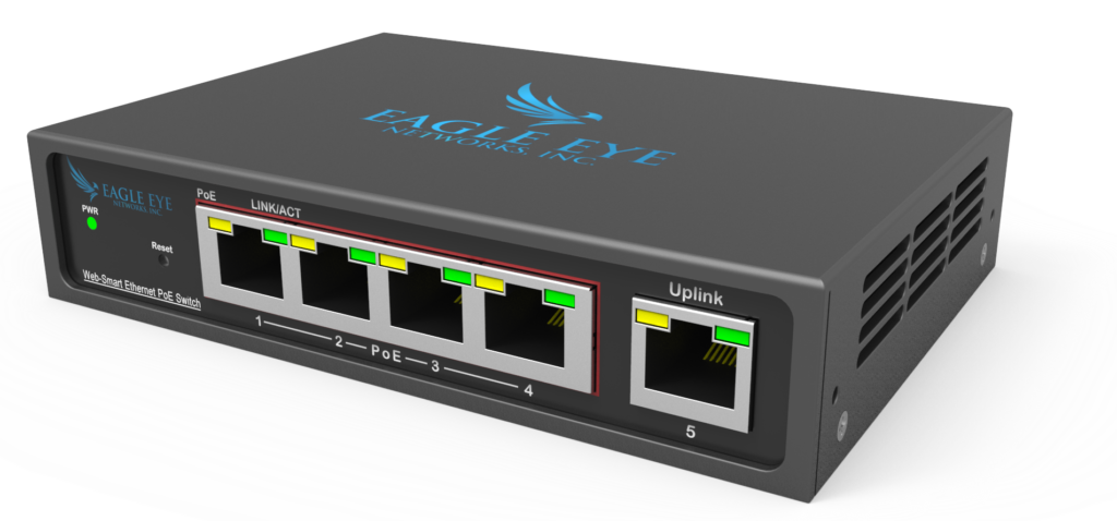 5 Port Managed PoE Switch