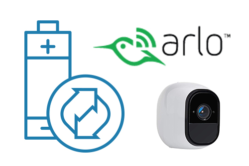 Arlo battery operated wireless cameras