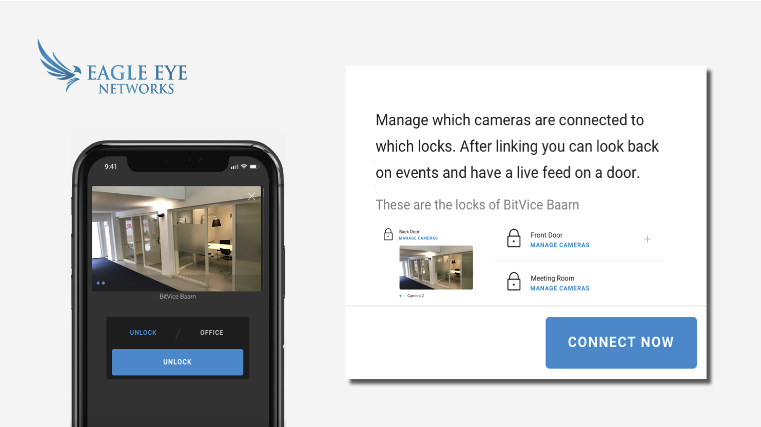 Eagle Eye Cloud VMS Manage Camera Salto Access Management