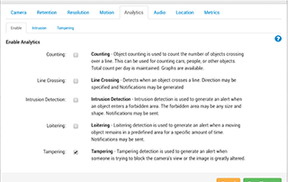 Analytics and AI Suite Expansion to Include Camera Tampering
