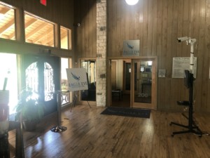 Fig 5 Thermal camera setup in an office lobby