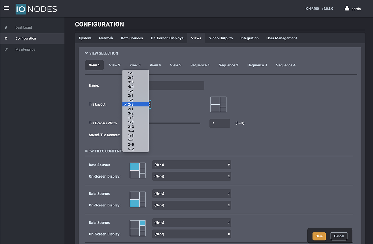 IONodes dashboard