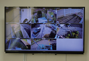 映像監視の全体画面 映像監視の全体画面