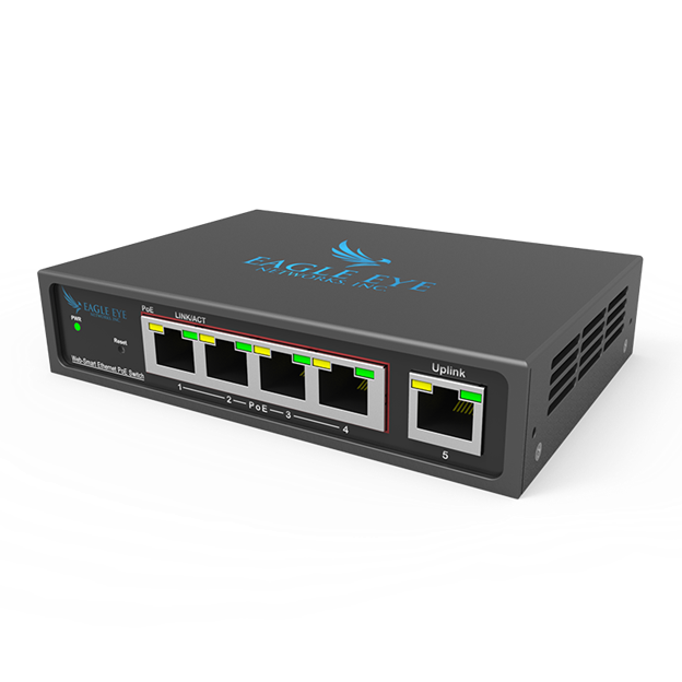 Der 5-Port-Switch SW05m (Bild: Eagle Eye)