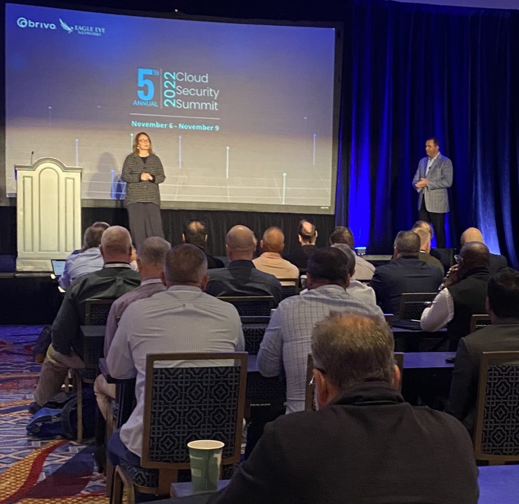 Ken Francis introduction Eagle Eye Networks Cloud Security Summit