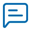 icon chat blue - Texas