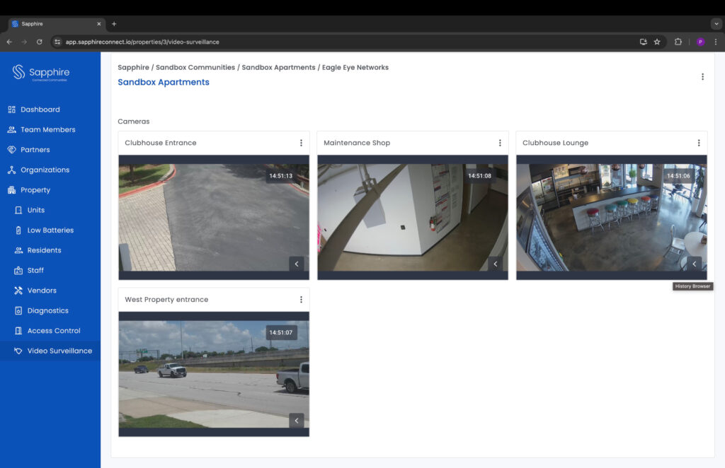 Sapphire Connected Communities video surveillance screenshot min 1024x662 - Sapphire Connected Communities