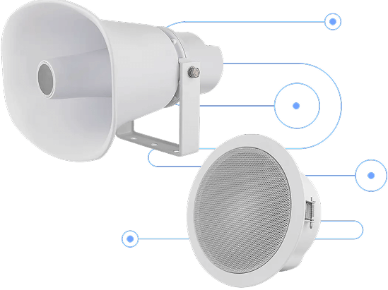 vms 2way speaker - VMS V2 - 2-Way Audio