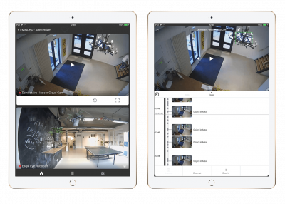 iPad Manage Cameras on Your Device