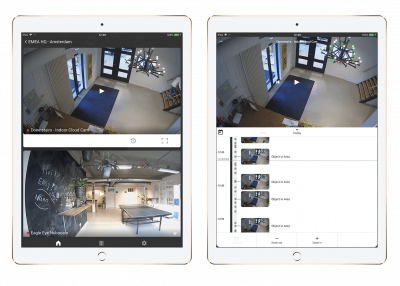 iPad Manage Cameras on Your Device