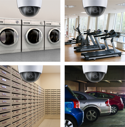multi-family residential remote video surveillance